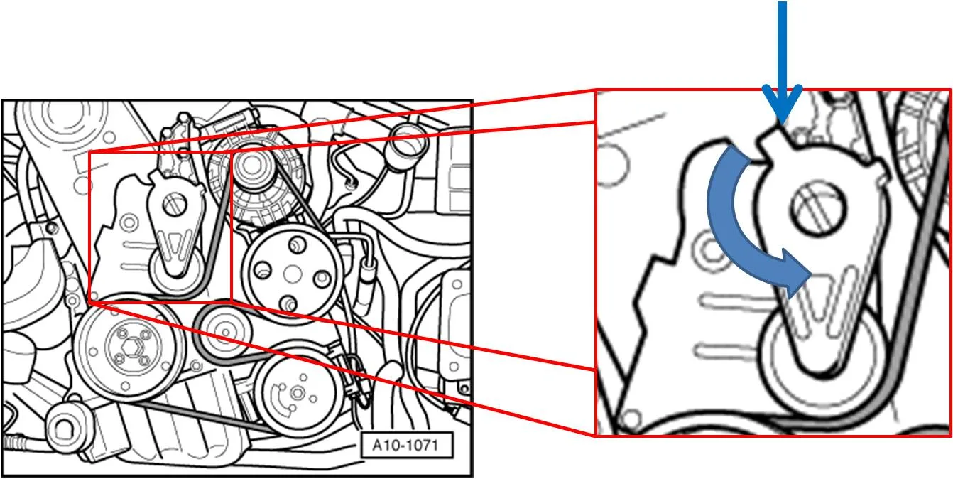 Diagram 2006 Vw Jetta Tdi Serpentine Belt Diagram