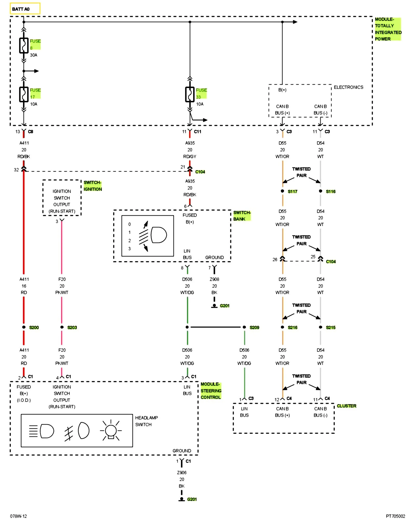 Diagram 2007 Pt Cruiser Fuse Panel Diagram
