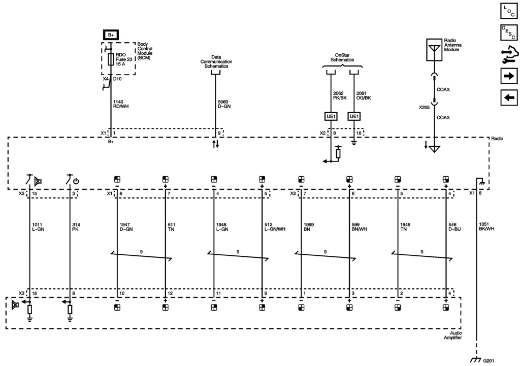 Diagram 2008 Chevy Cobalt Radio Wiring Diagram