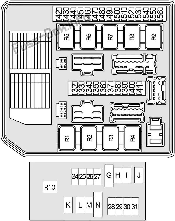 Diagram 2008 Nissan Xterra Fuse Box Diagram