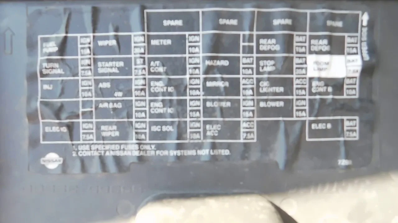 Diagram 2008 Nissan Xterra Fuse Box Diagram