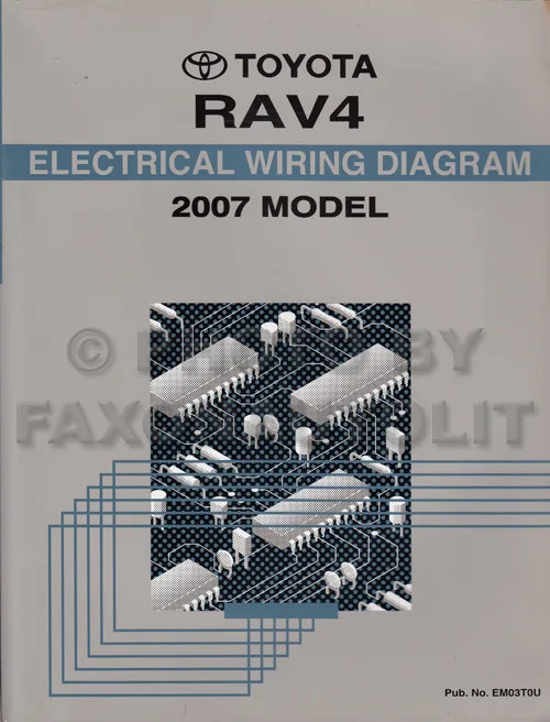 Diagram 2008 Toyota Rav4 Wiring Diagram Manual Original