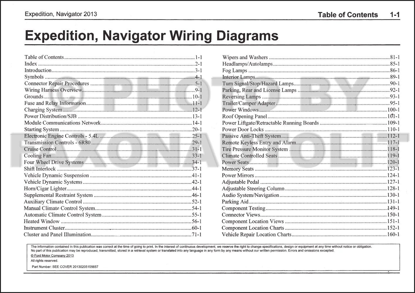 Diagram 2009 Expedition Navigator Wiring Diagram Manual Original