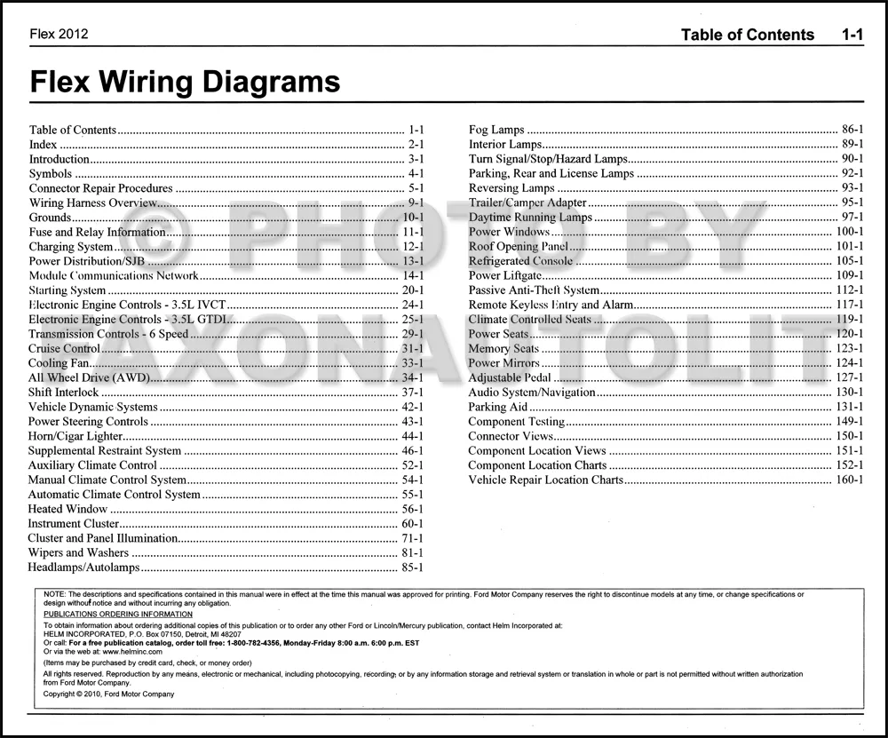 Diagram 2009 Ford Flex Wiring Diagrams