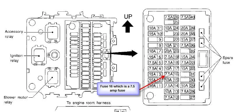 Diagram 2009 Nissan Maxima Fuse Diagram