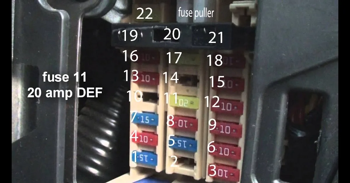 Diagram 2009 Nissan Versa Fuse Box Diagram