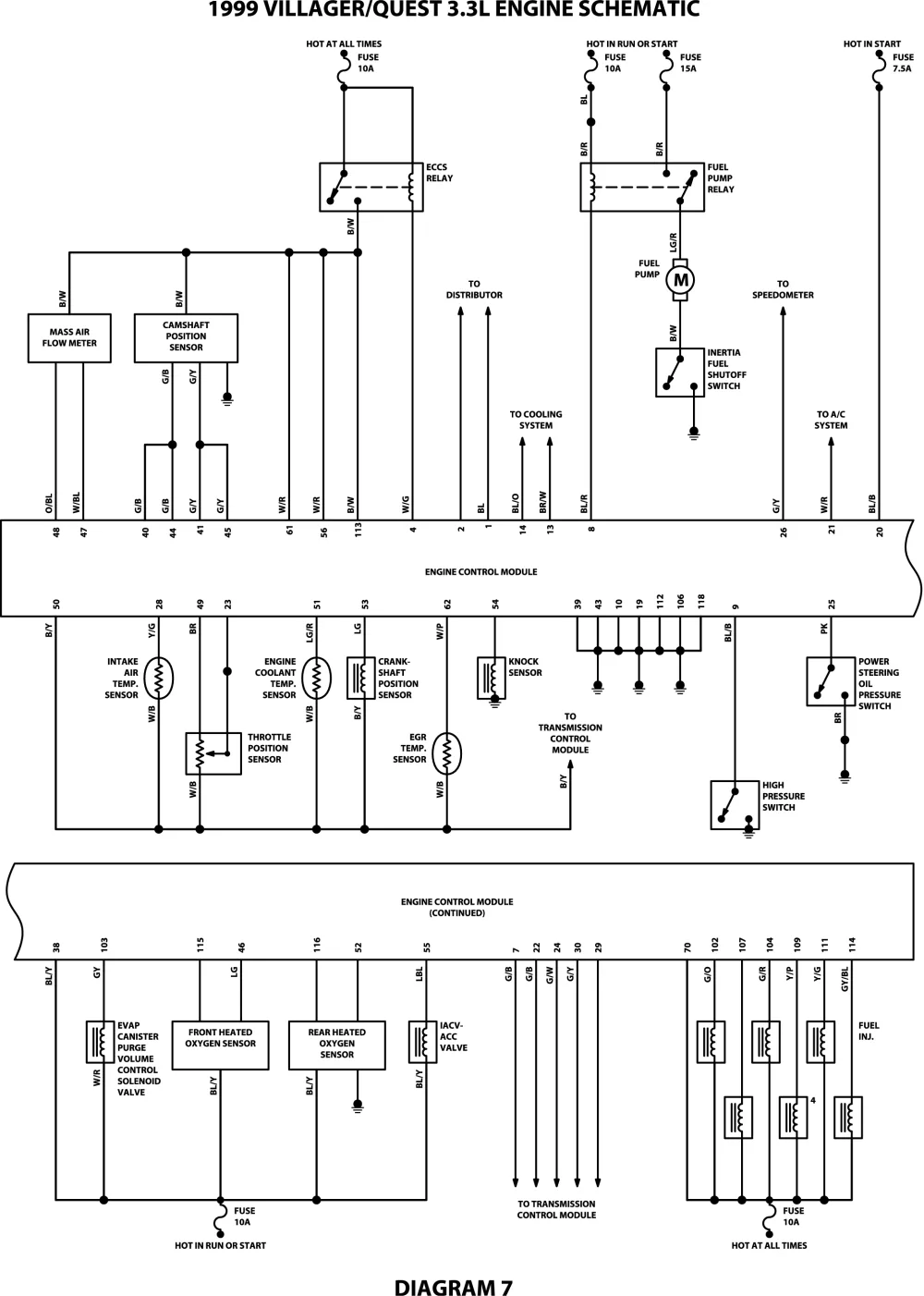 Diagram 200Mercury Villager Wiring Diagram Original