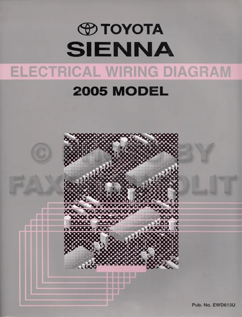 Diagram 200Toyota Sienna Van Wiring Diagram Manual Original
