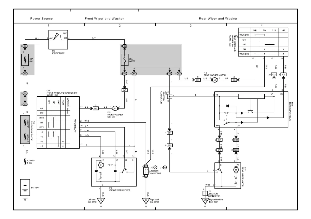 Diagram 200Toyota Sienna Van Wiring Diagram Manual Original