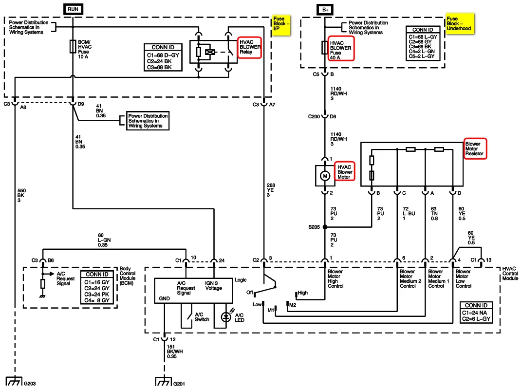 Diagram 2010 Equinox Heater System Diagram