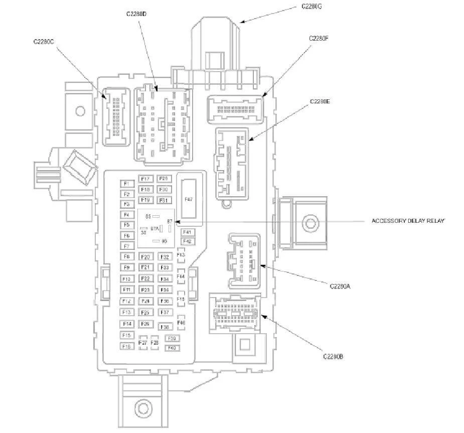 Diagram 2010 Ford Edge Fuse Box Diagram Full Version Hd Quality Box Diagram