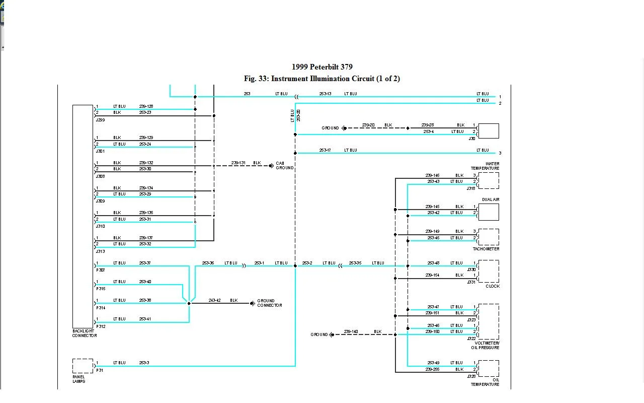 Diagram 2010 Peterbilt Wiring Diagram Instrument