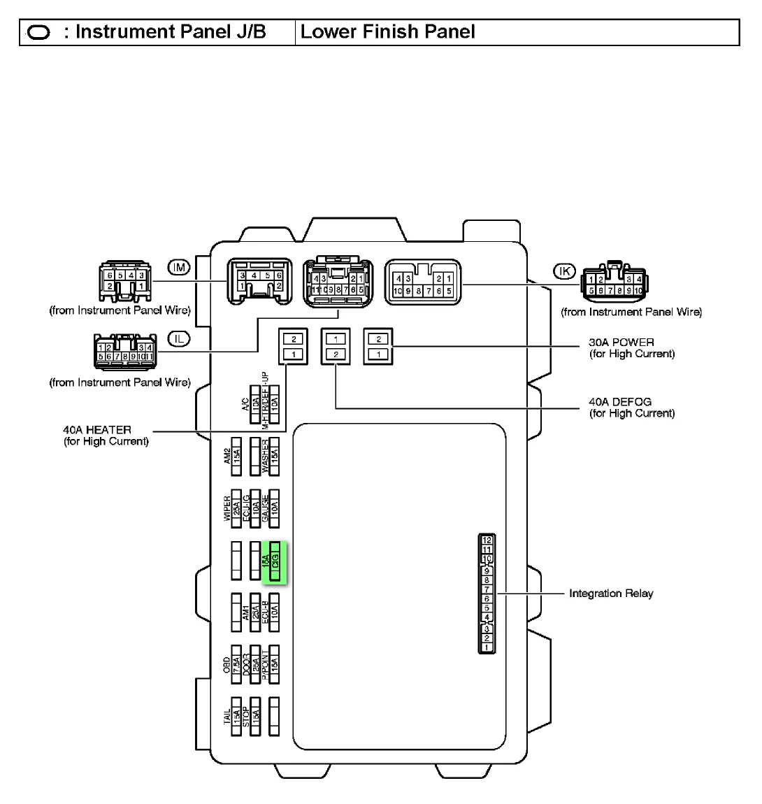 Diagram 2010 Toyota Corolla Radio Fuse Diagram