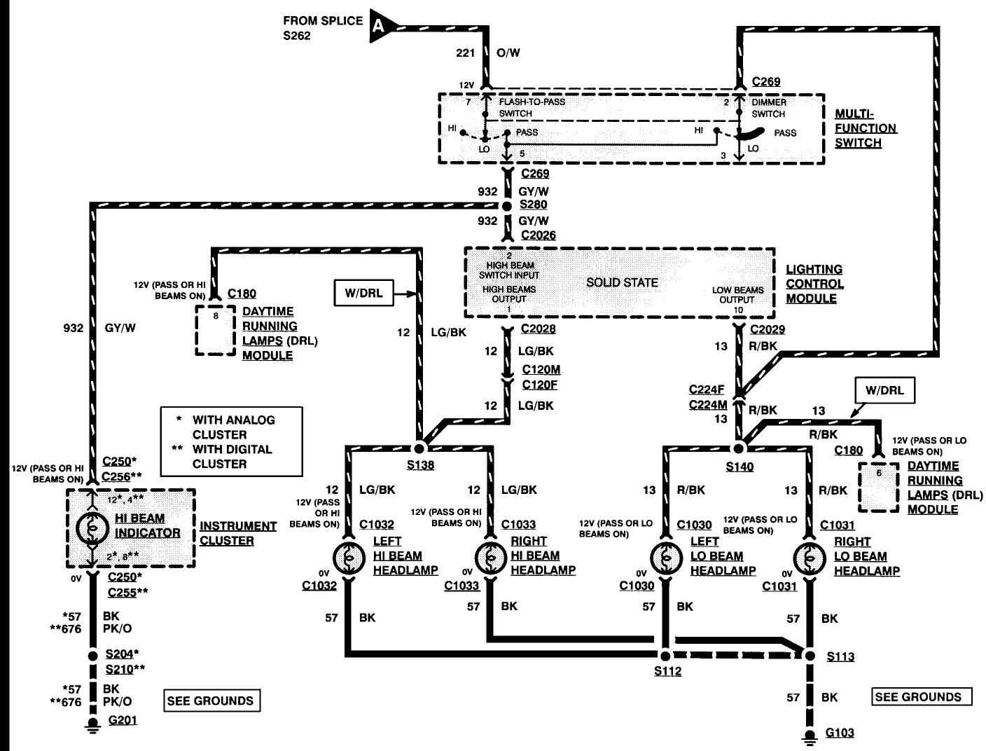 Diagram 2011 Ford Crown Victoria Headlight Diagram Wiring Schematic