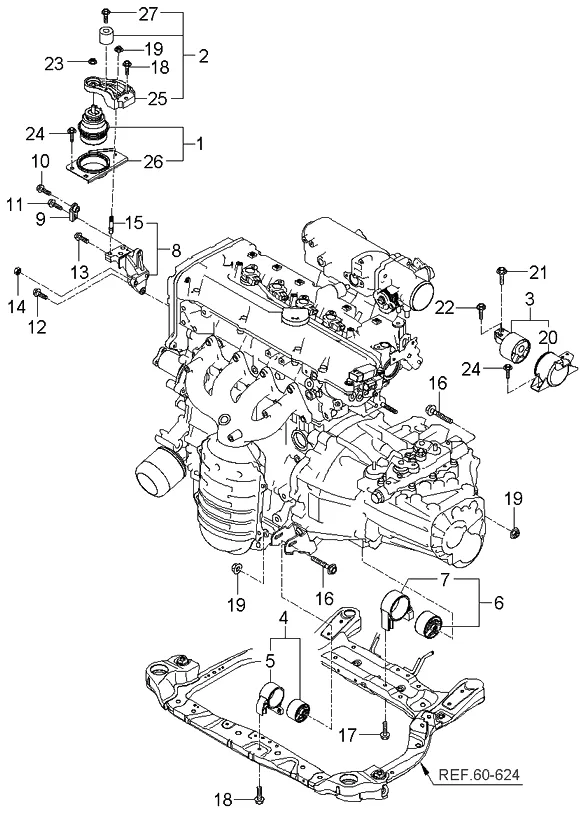 Diagram 2011 Kia Rio 5 Engine Diagram