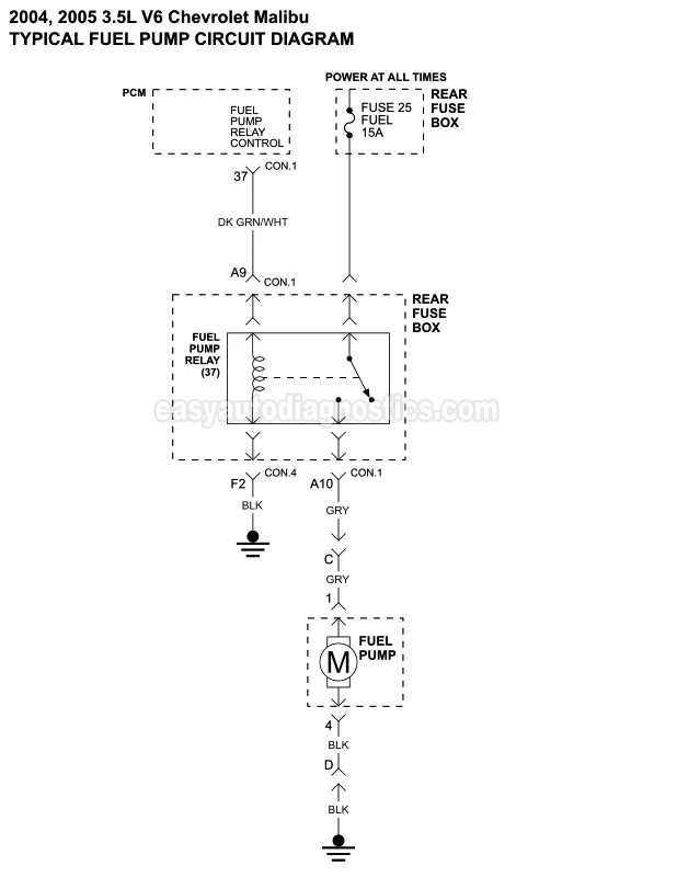 Diagram 2012 Chevy Malibu Fuel Pump Wiring Diagram