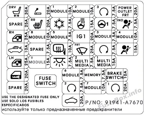 Diagram 2013 Kia Forte Fuse Box Diagram