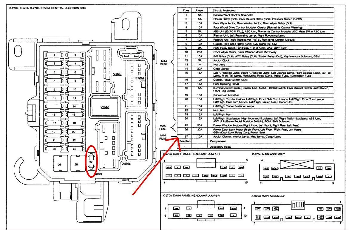Diagram 2014 Mazda 6 Fuse Box Diagram