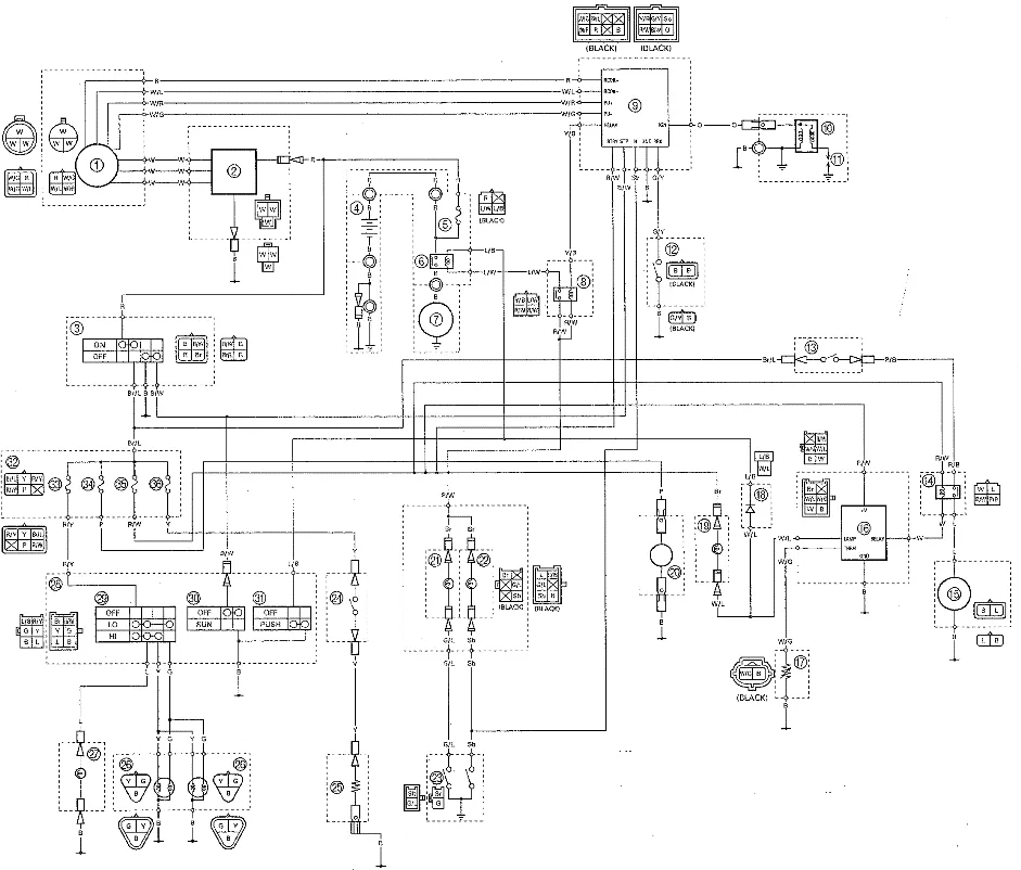 Diagram 2014 Yamaha Grizzly 550 Wiring Diagram