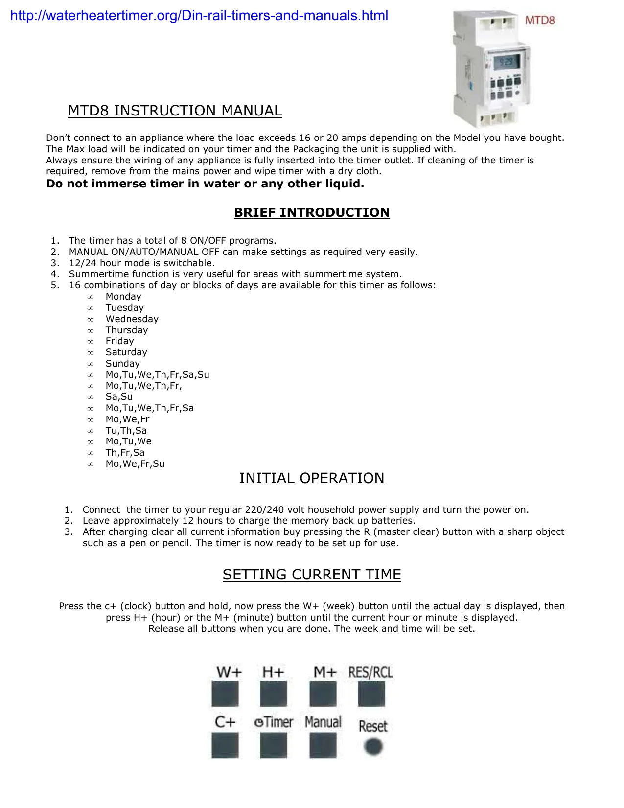 Diagram 240V Water Heater Timer Wiring Diagram