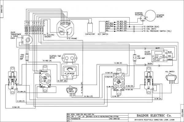 Diagram 4 Wire Baldor Connection Diagram