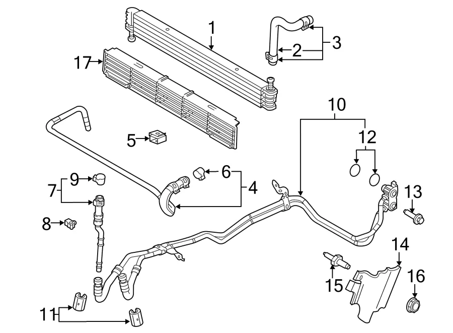 Diagram 4L80E Transmission Cooler Diagram