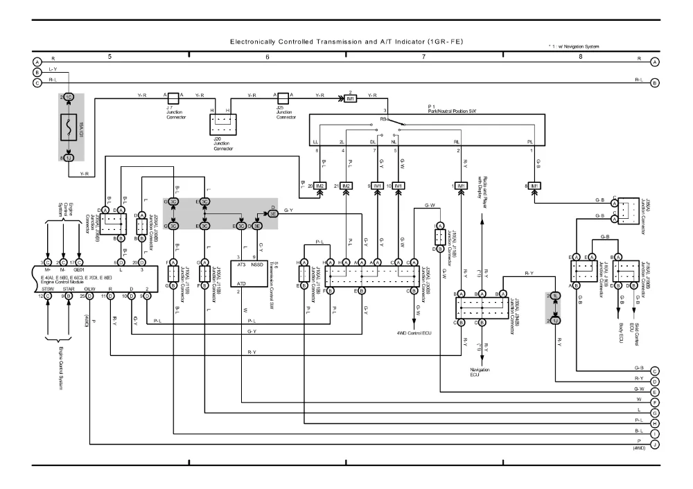 Diagram 4R70W Transmission Wiring Diagram 99