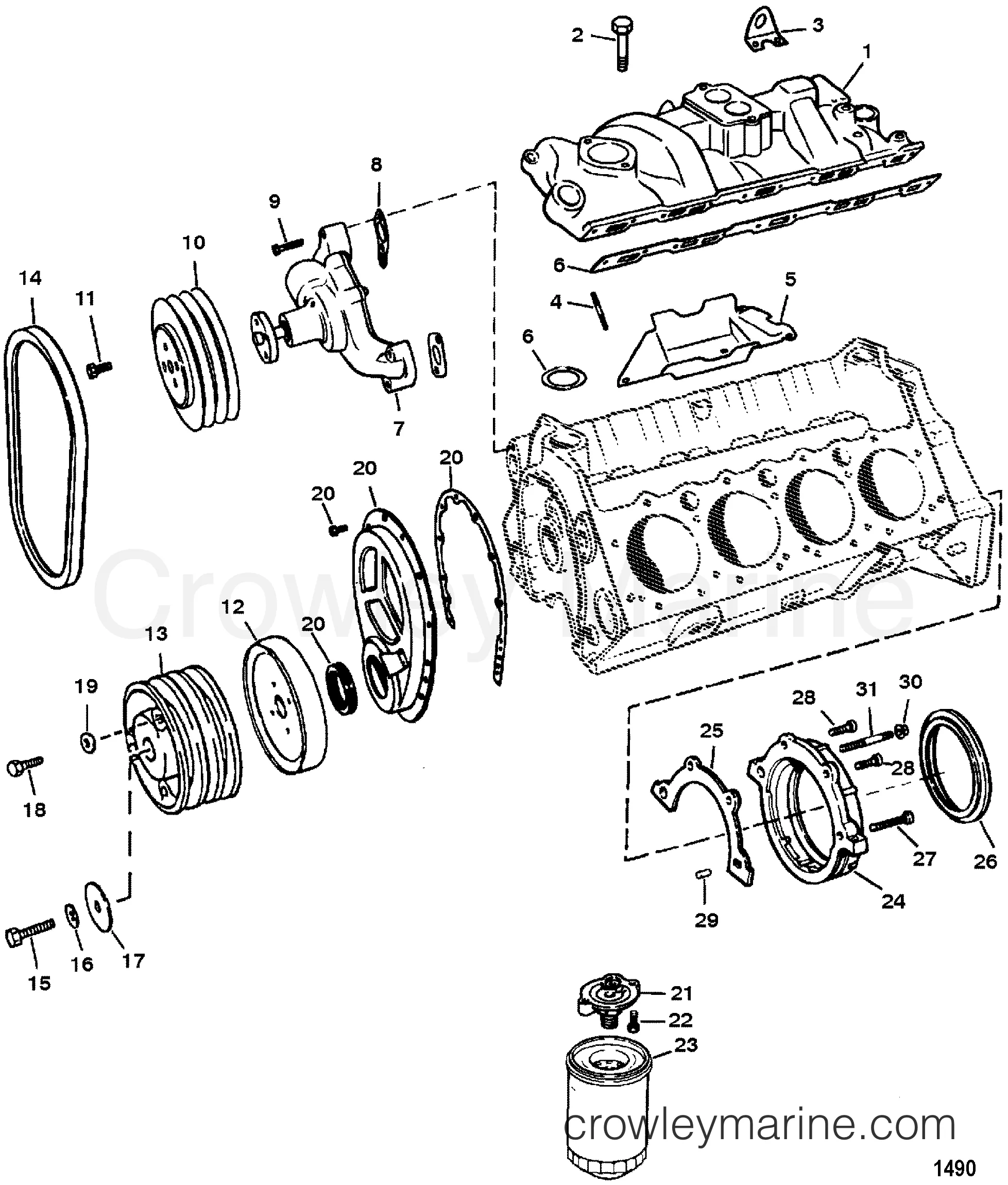 Diagram 5 7 Mercruiser Engine Wiring Diagram