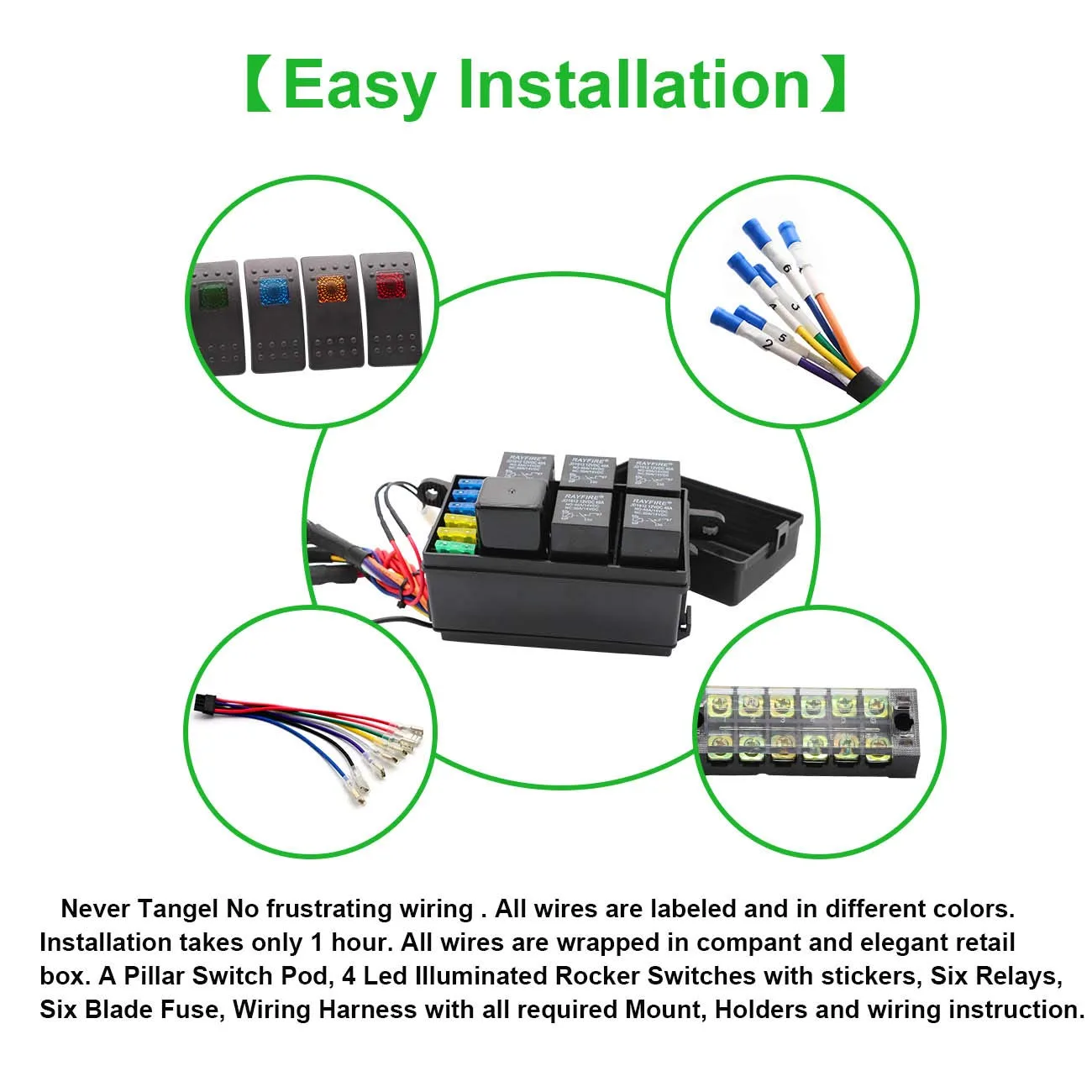 Diagram 5 Blade Relay Wiring Diagram Schematic