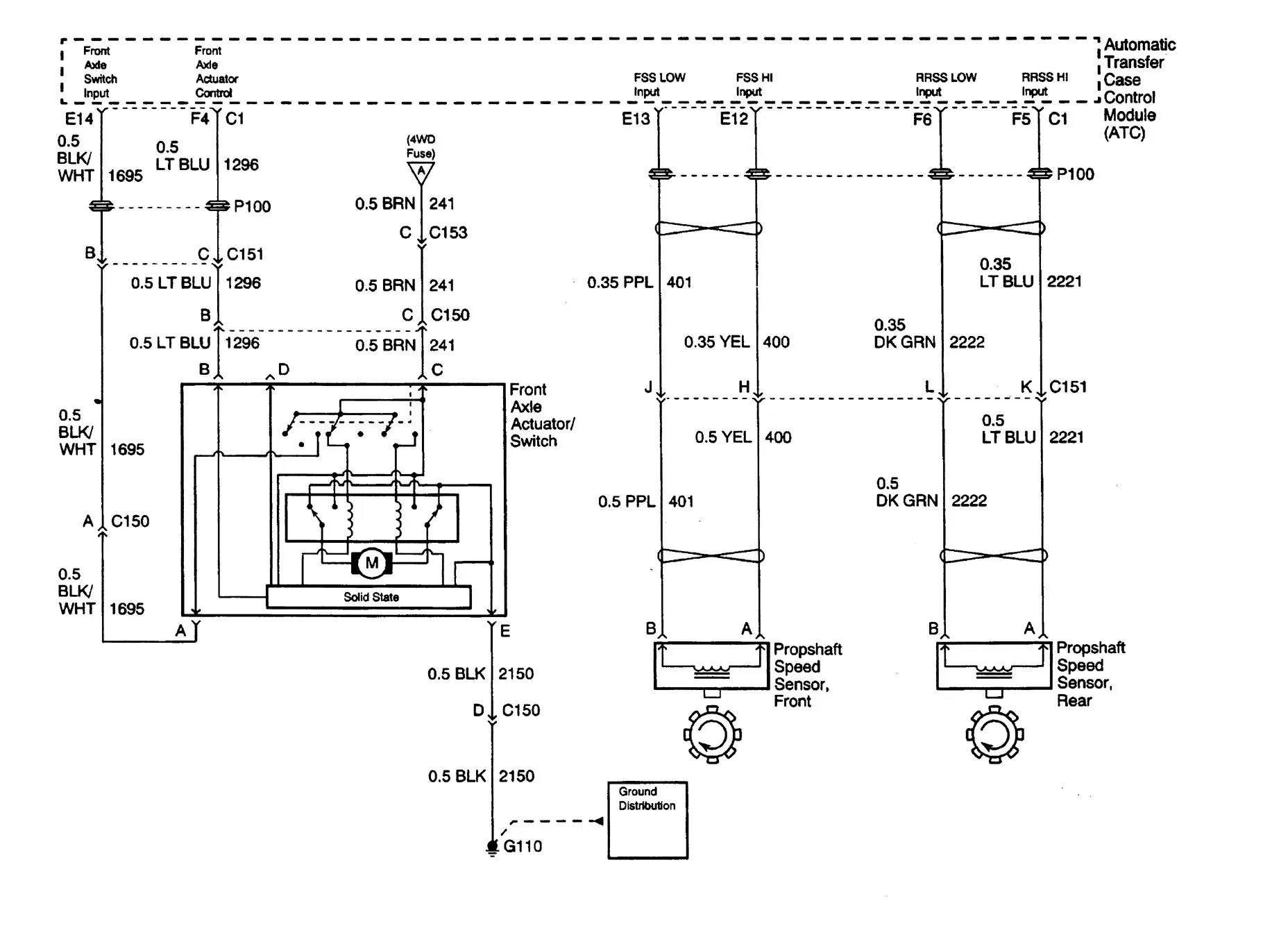 Diagram 5 Wire Actuator Diagram