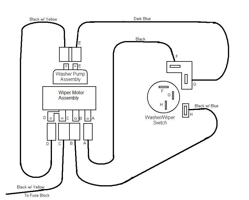Diagram 55 Chevy Wiper Switch Diagram Wiring Schematic