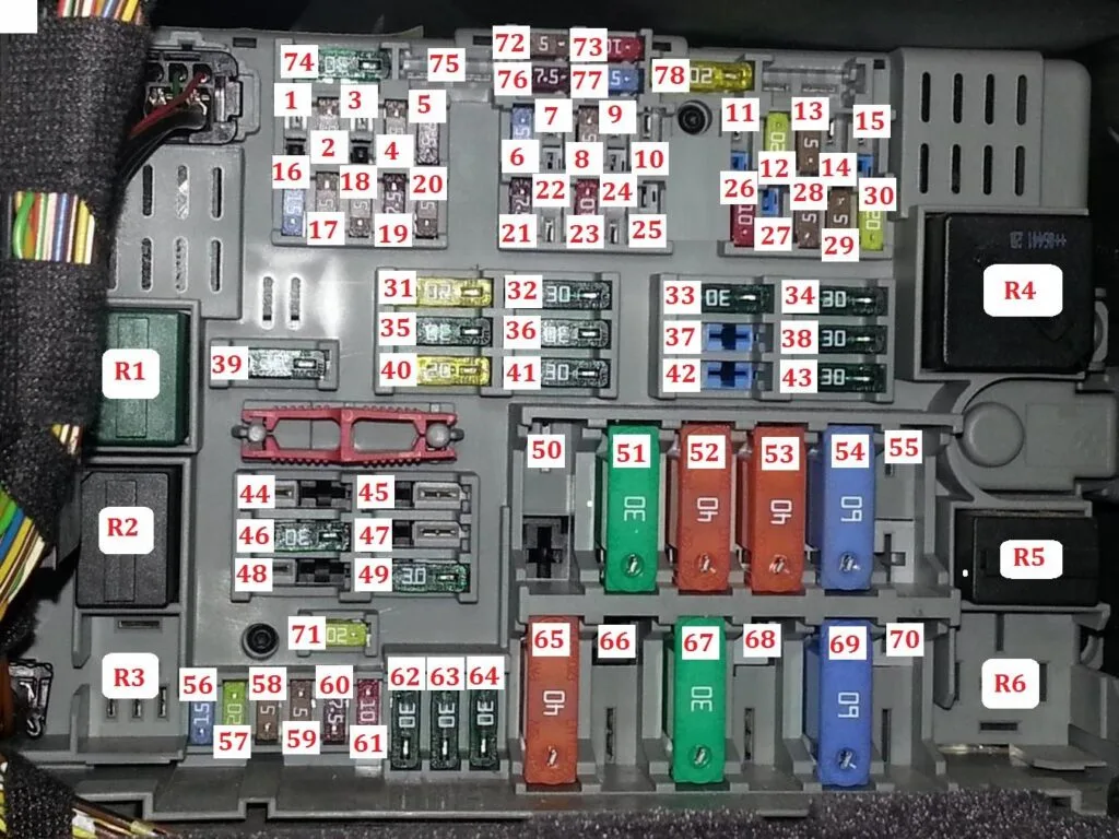 Diagram 6 Series Bmw Fuse Diagram