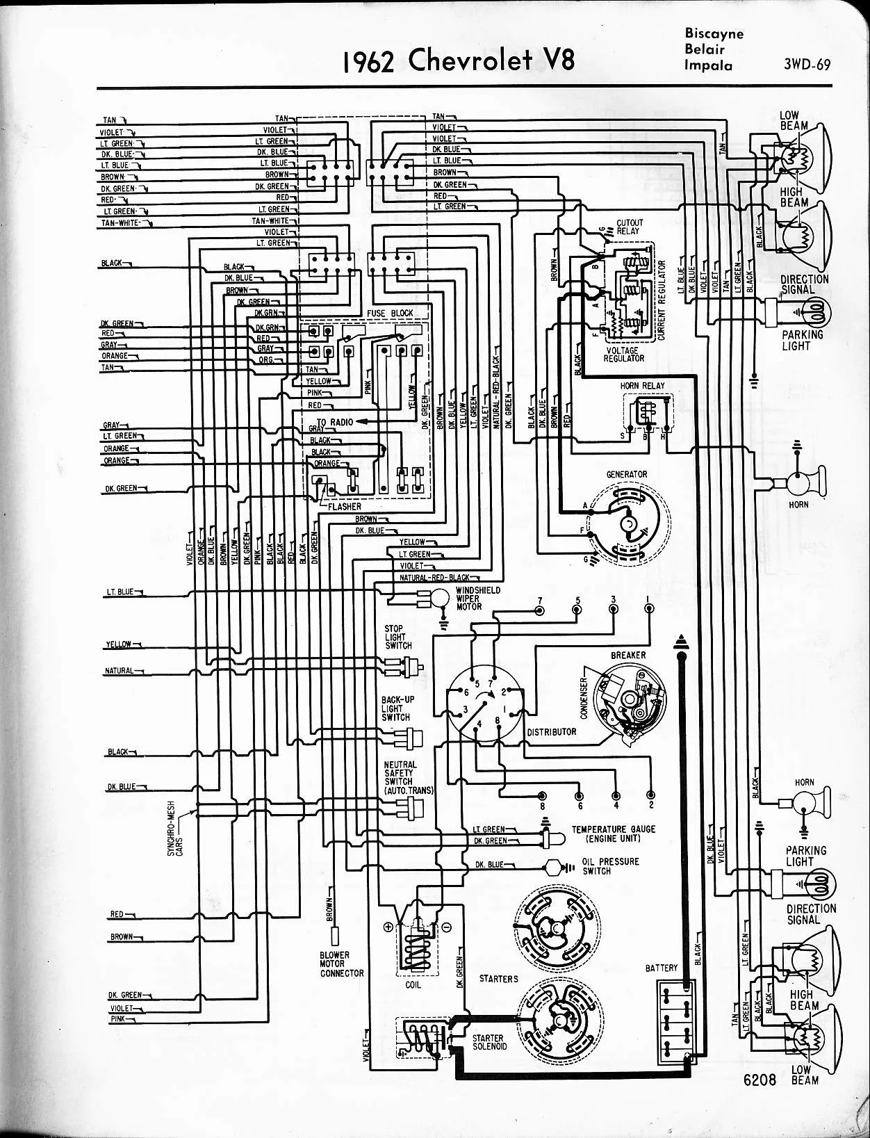 Diagram 65 Impala Wiring Diagram Internal Regulator