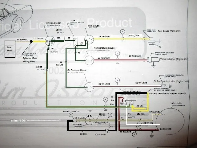 Diagram 67 Mustang Ammeter Wiring Diagram