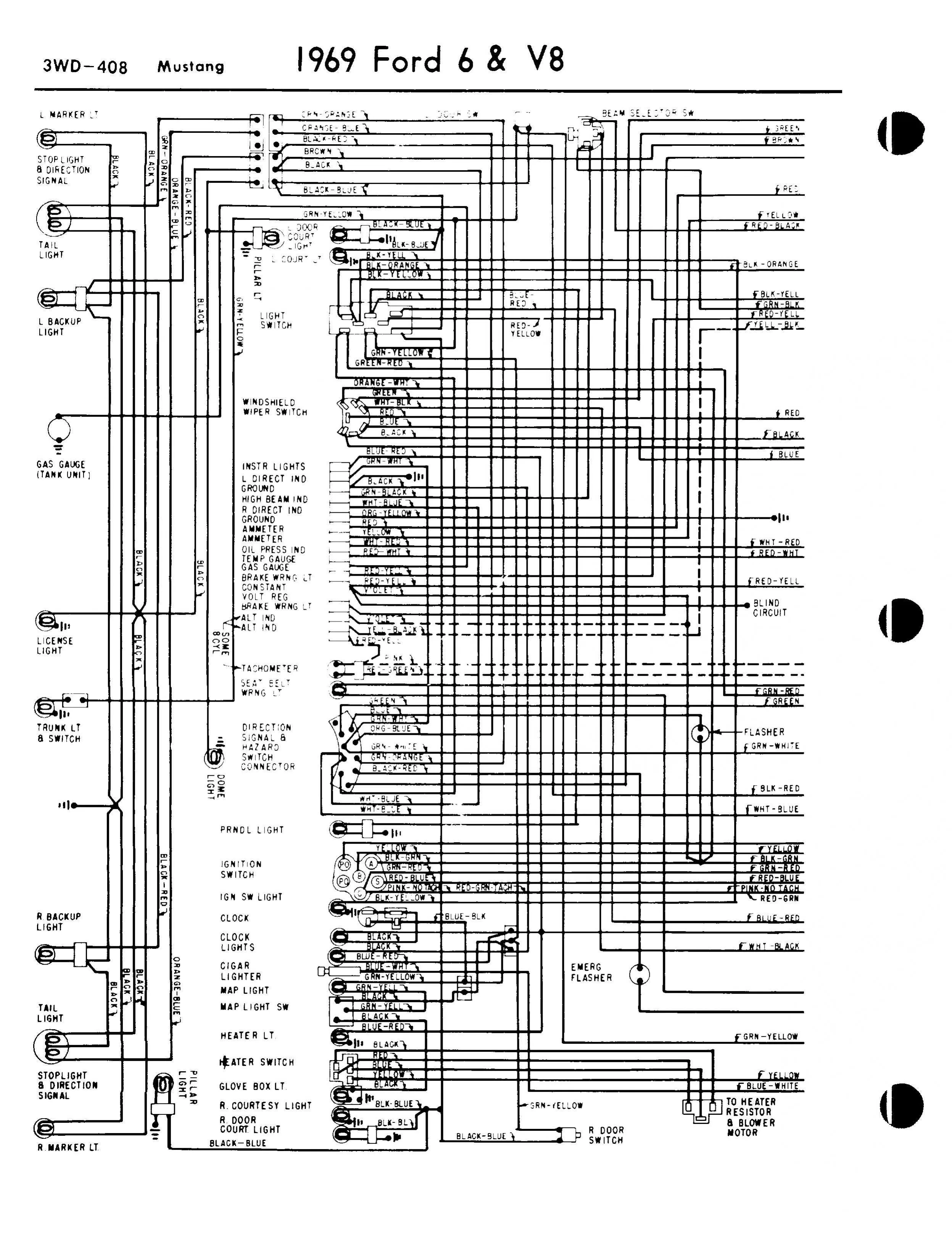 Diagram 70 Ford Mustang Electrical Diagram
