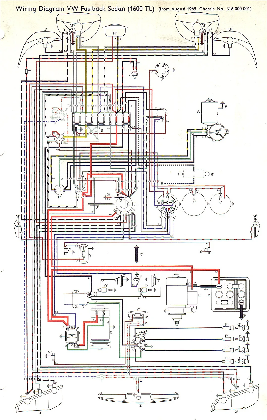 Diagram 71 Vw Type 3 Coil Wiring Diagram