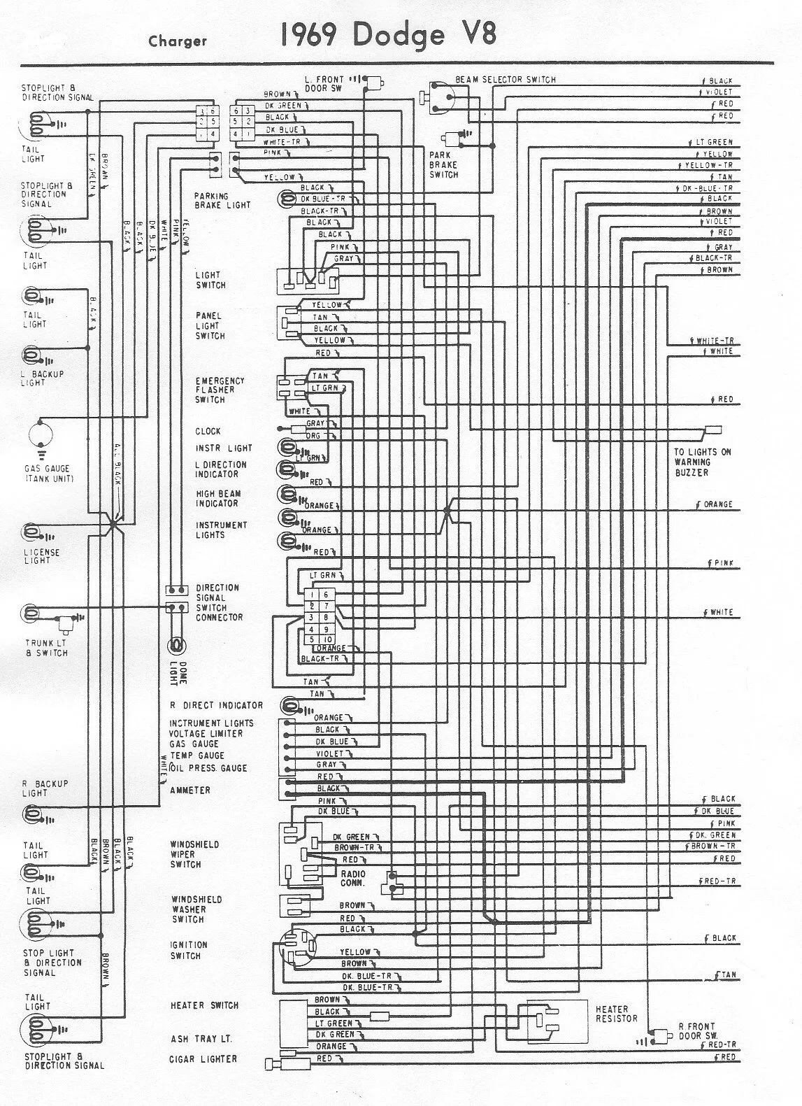 Diagram 72 Dodge Charger Ignition Key Switch Wire Diagram