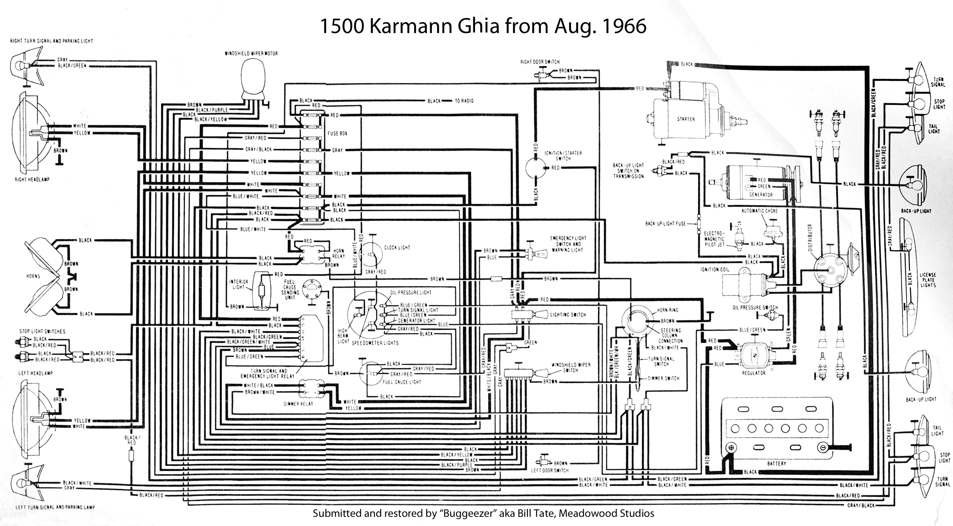 Diagram 72 Karmann Ghia Wiring Diagram Picture