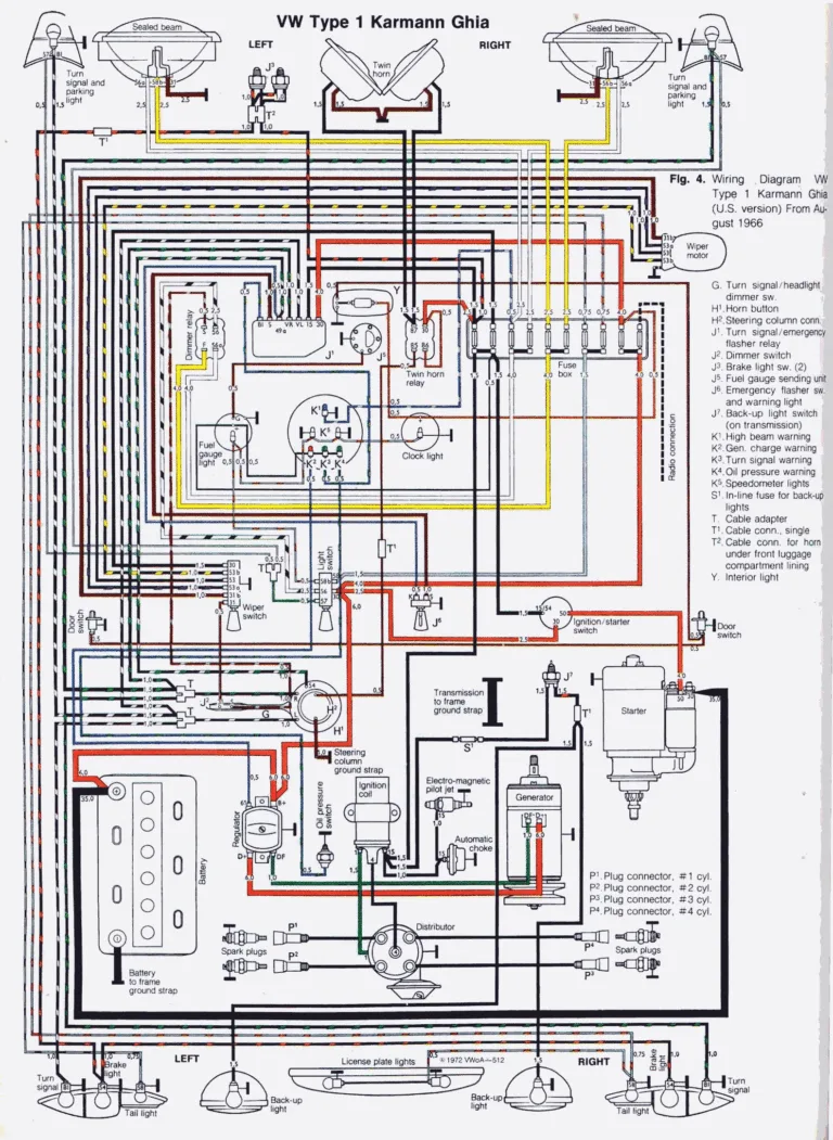 Diagram 72 Karmann Ghia Wiring Diagram Picture