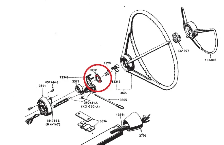 Diagram 72 Mustang Steering Column Wiring Diagram