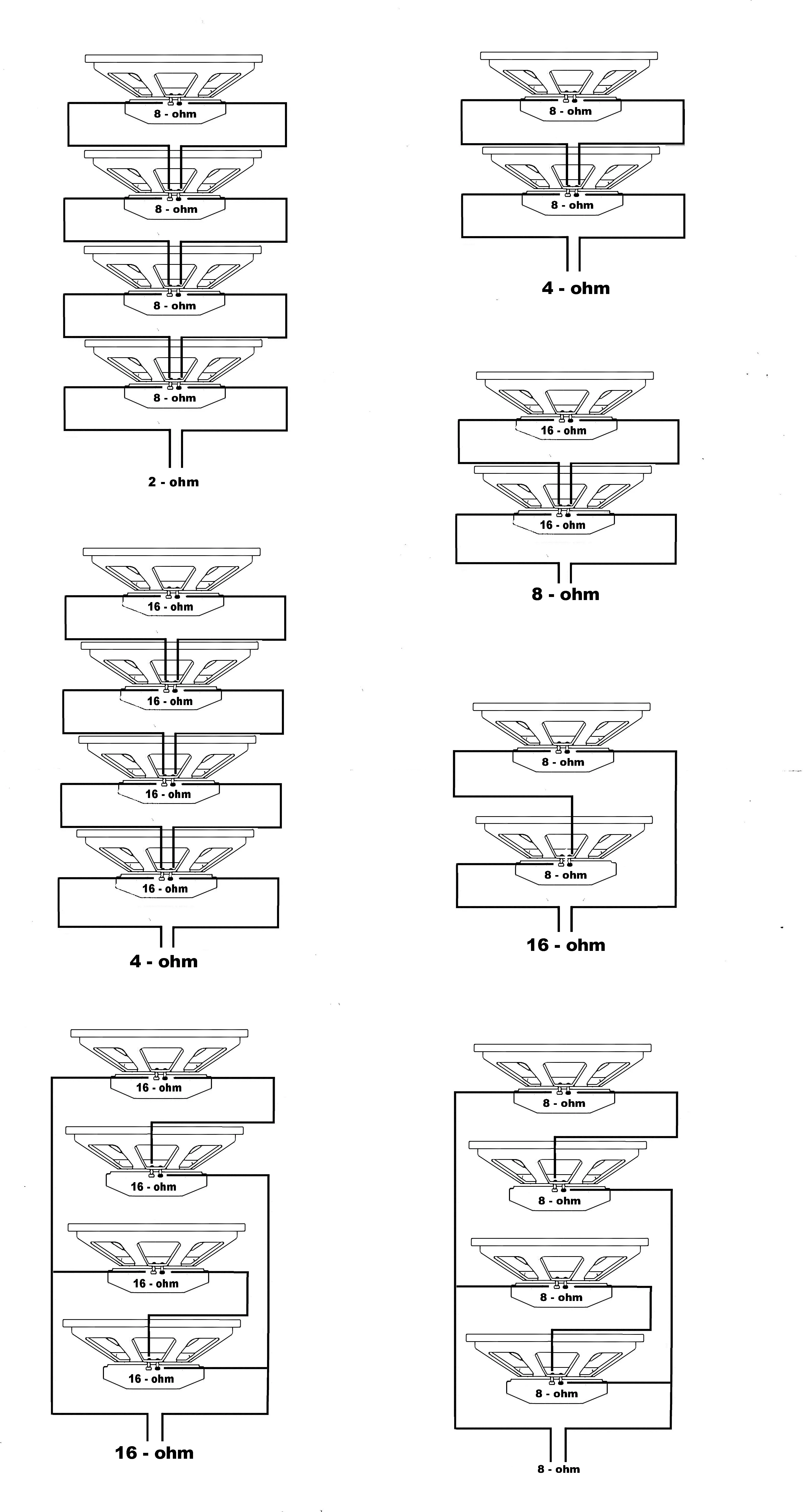 Diagram 8 Ohm Pa Speaker Wiring Diagram
