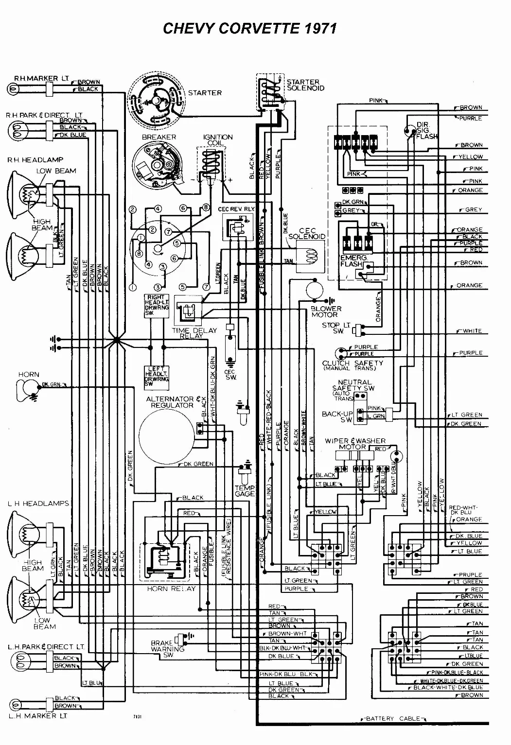 Diagram 84 Corvette Engine Wiring Harness Diagram