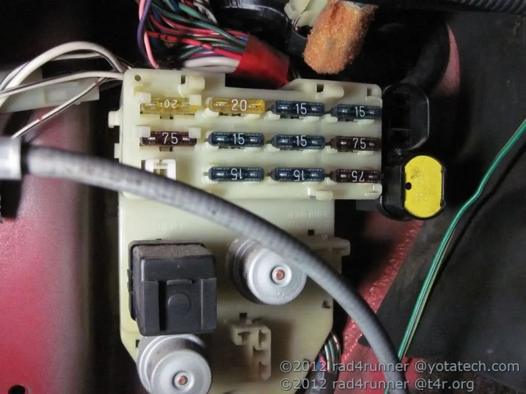 Diagram 87 Toyota Pickup Fuel Pump Wiring Diagram