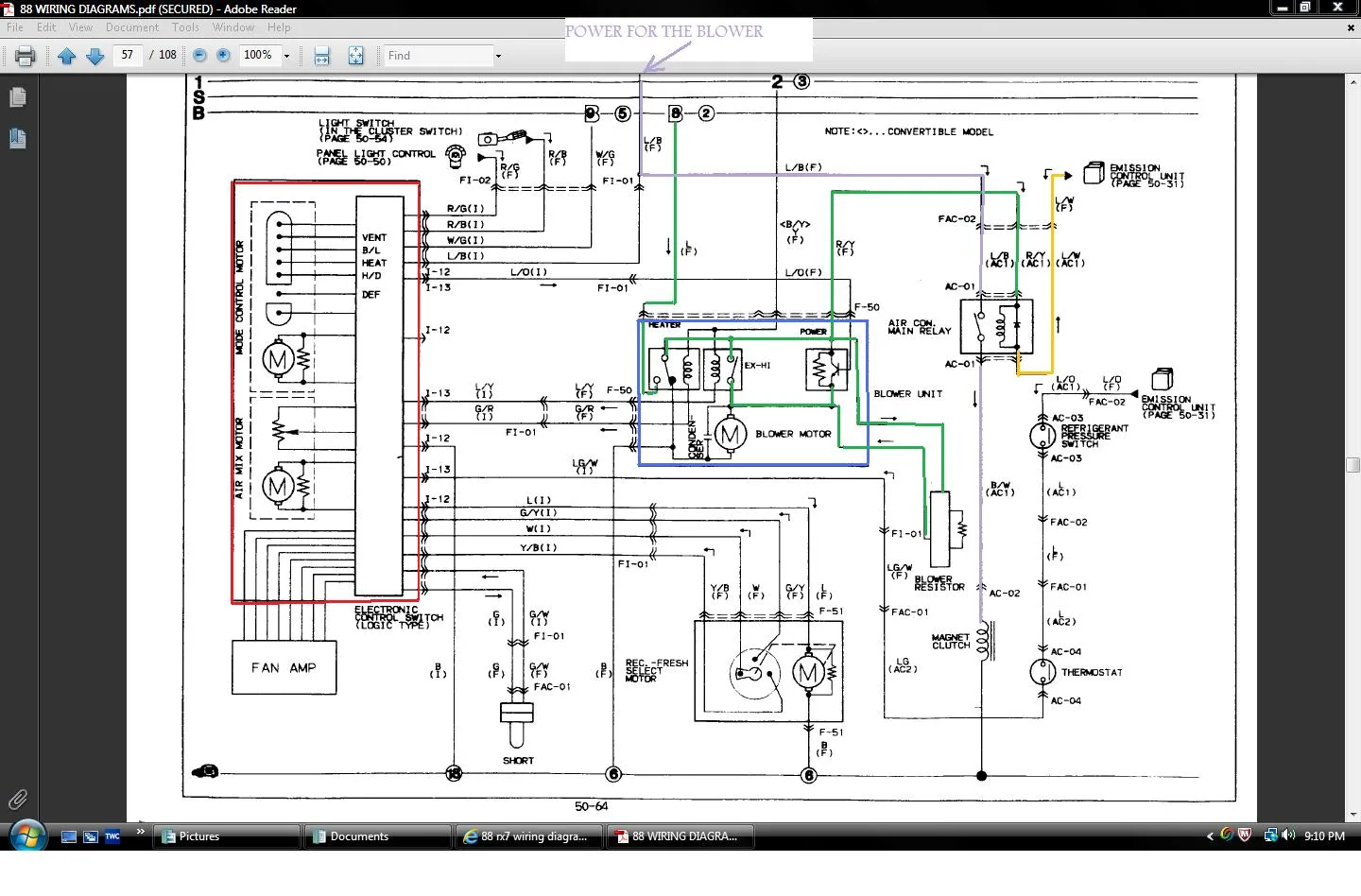 Diagram 88 Mazda Rx7 Wiring Diagram