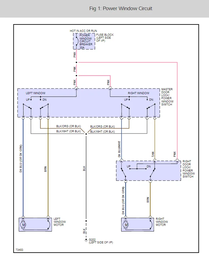 Diagram 89 Gmc Power Window Wiring Diagram