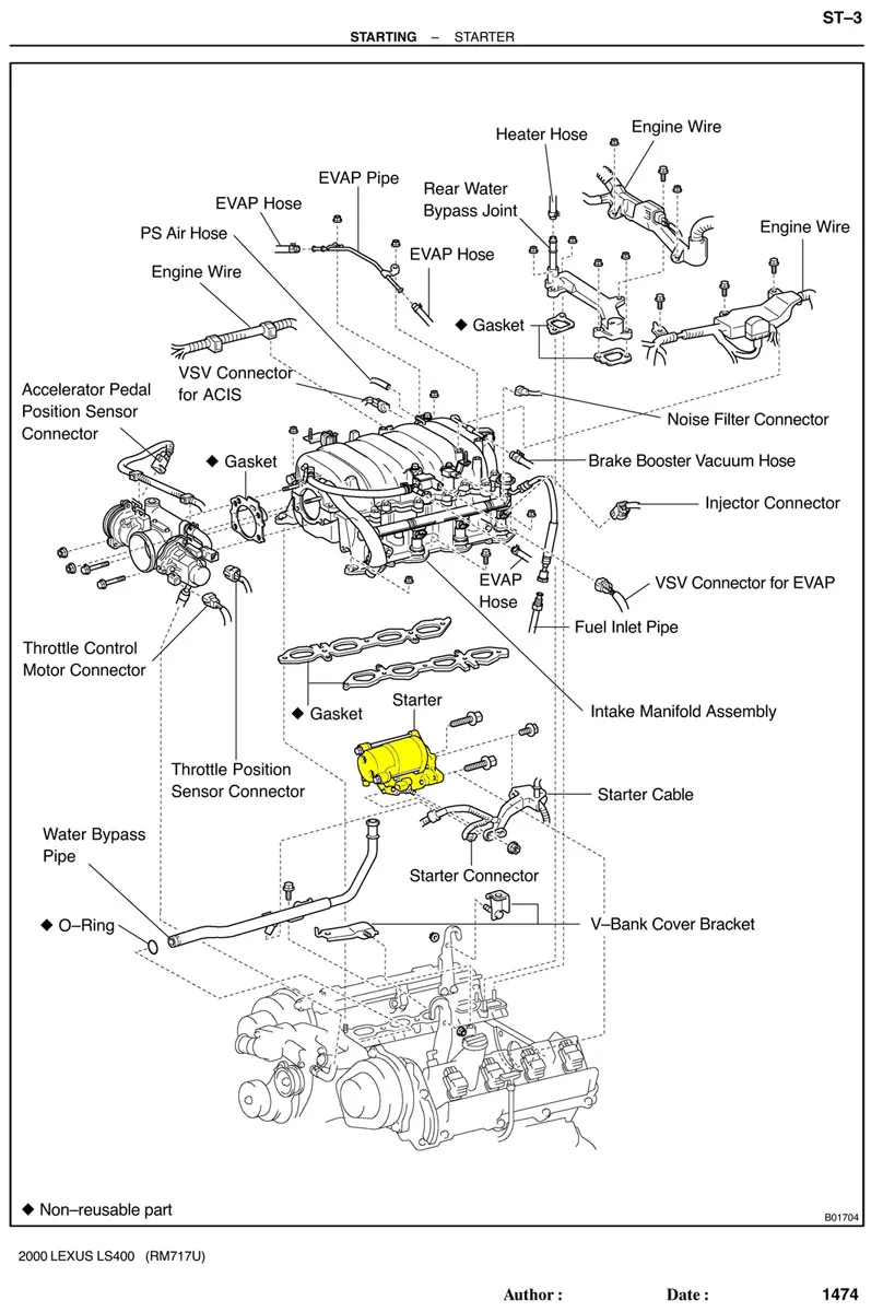 Diagram 92 Lexus Ls400 Pulley System 1992 Lexus Ls400 Wiring