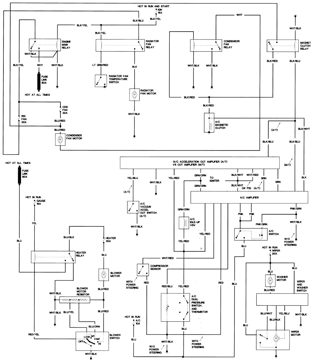 Diagram 93 Tercel A Cpressor Wiring Diagram