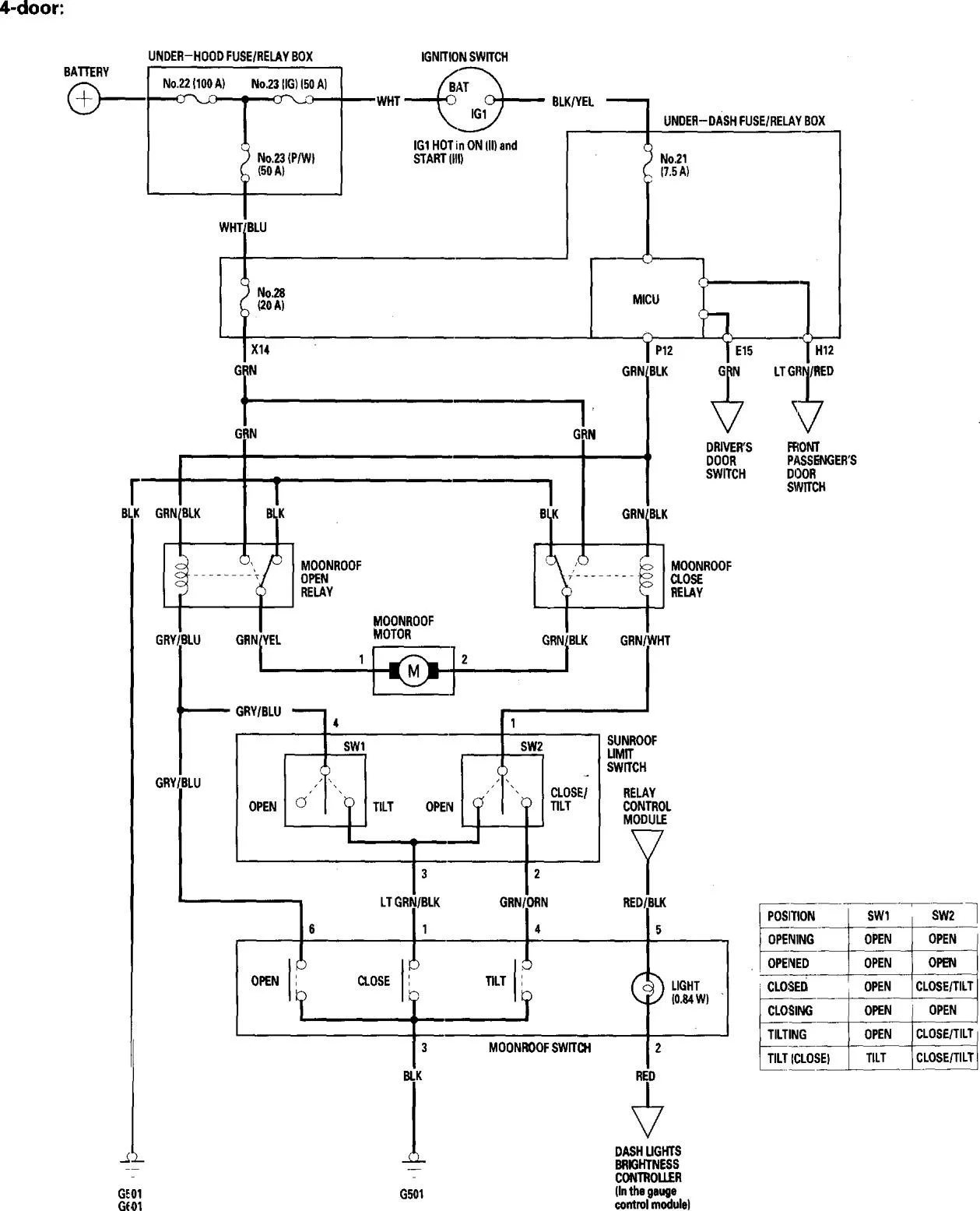 Diagram 94 Accord Wiring Diagrams