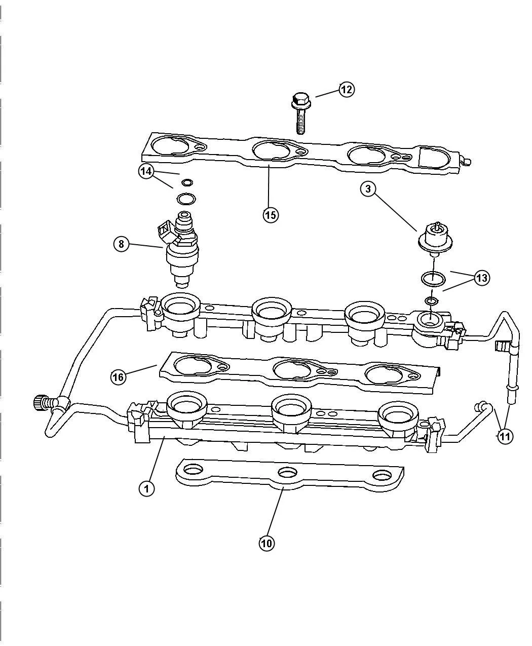 Diagram 94 Chrysler Fuel Injector Diagram