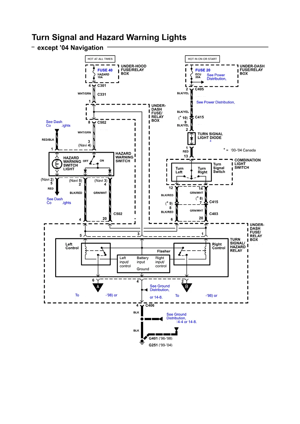 Diagram 94 Integra Turn Signal Wiring Diagram